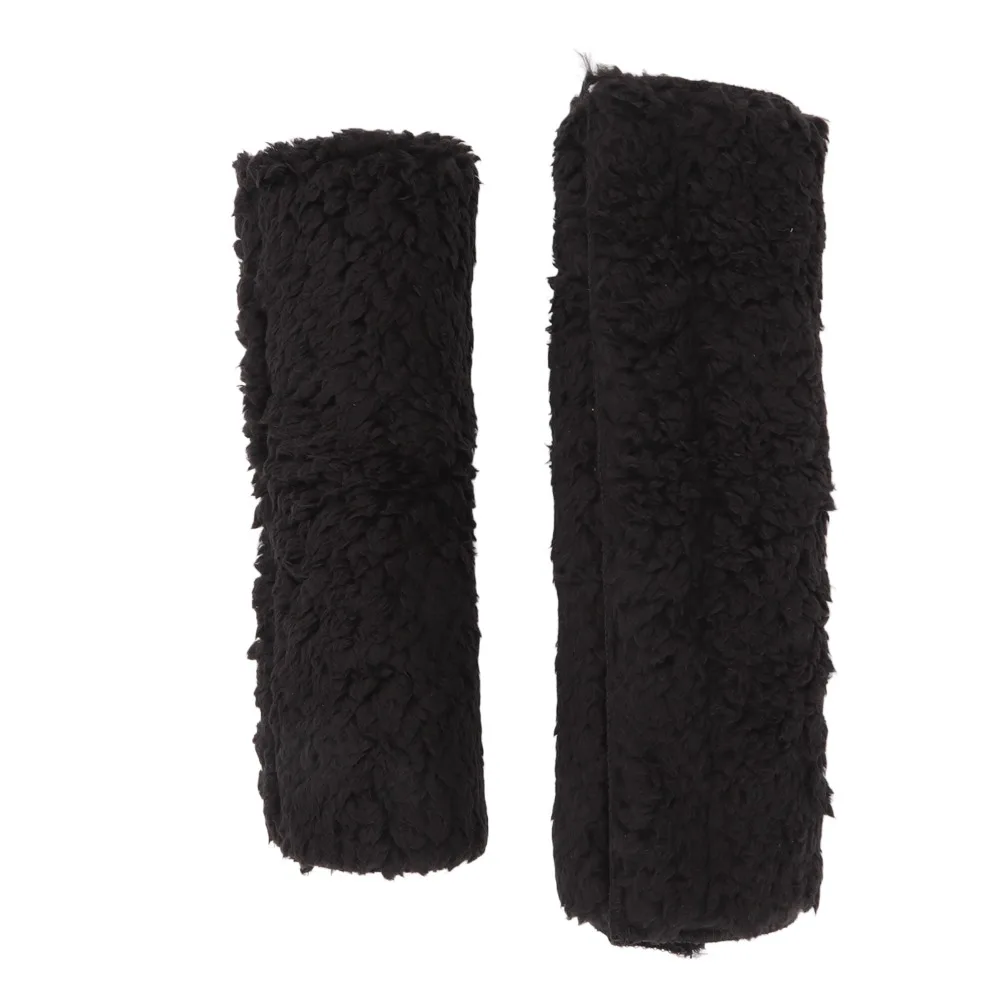 2Pcs Washable Sherpa Armrest Cover Non-Slip Thickened Armrest Pad Warm Chair Cover Office Chair