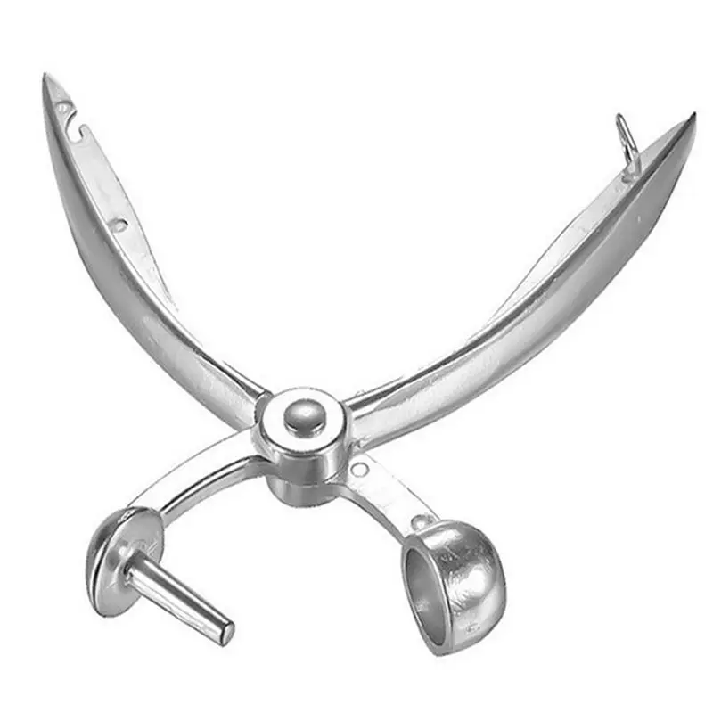 A56K 1 PCS Silver Metal Cherry Pitter Olive Pit Easy Remover Hand Removal Core Tool Kitchen Fruit Vegetable Corers Pitter