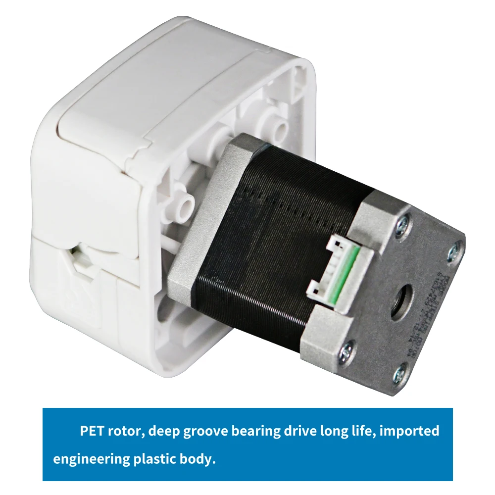 24V Kamoer KK300 Stepper Motor Peristaltic Pump 1-315ml/min Self Priming Laboratory Dosing Pump with Power Adapter