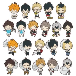 Haikyuu! Anime Kageyama Kozume Kenma Kuroo Tetsurou Kooshi Shinsuke Kita Rintaro Suna miya atsumu Rubber Keychain