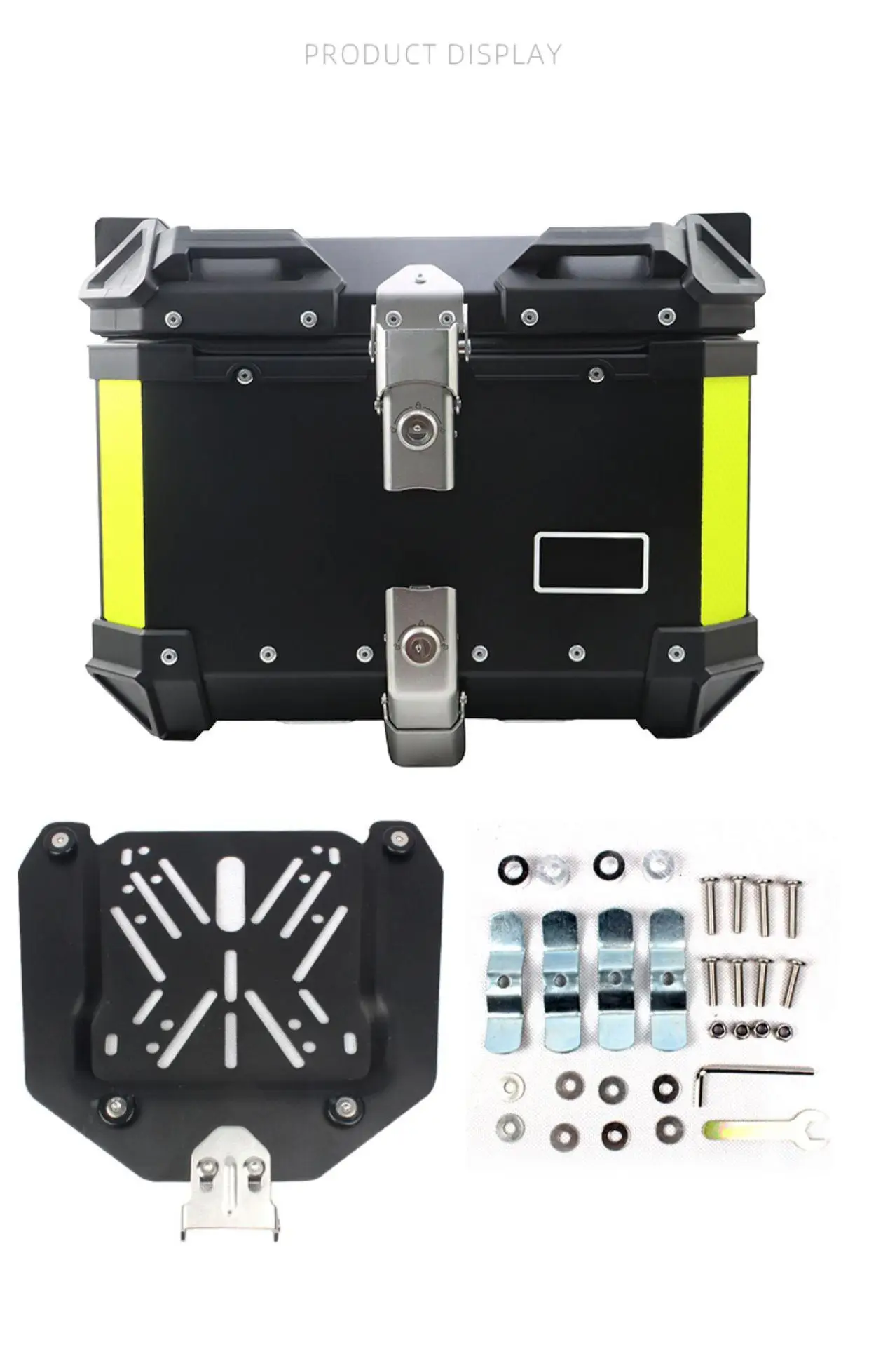 Motorcycle Aluminum Alloy Tailstock Trunk Treadmill Large Universal Large Capacity With Lining