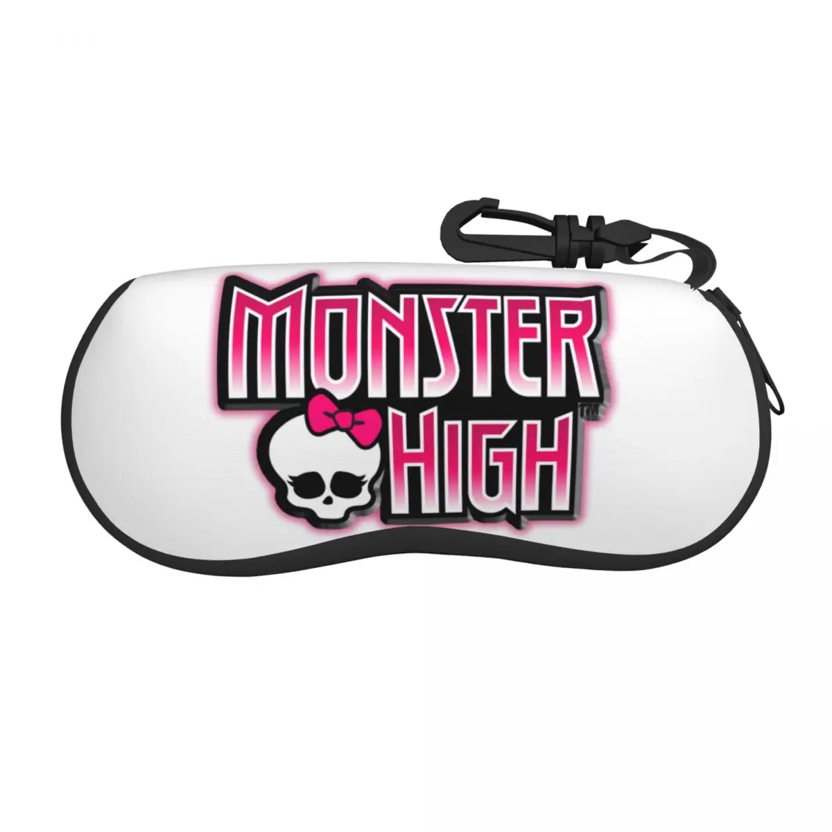 Monster High Anime Eyeglass Glasses Case Women Men Soft Gothic Pink Skull Dolls Sunglasses Protective Box