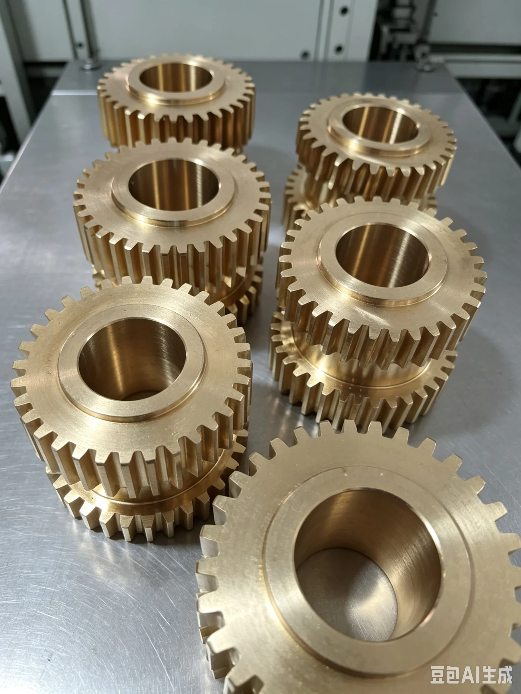 Haas Turret Gear 20-8511A 93-2754, Bronze Cnc Lathe Transmission Gear, Replacement Spare Parts for Haas Machine Brass Gear
