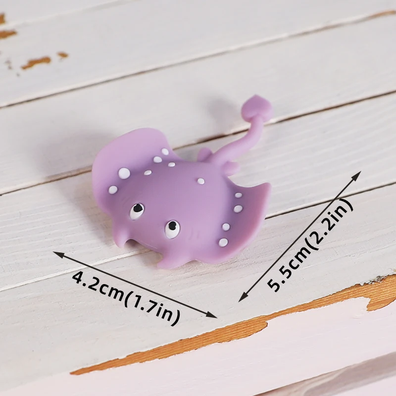 Tortenaufsätze unter dem Meer, orangefarbener Oktopus, Delfin, Krabbe, Agouti für Jungen und Mädchen, alles Gute zum Geburtstag, Babyparty, Marine-Themendekorationen – Detail 31