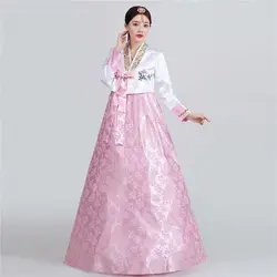 Korean Ancient Costume Clothing Women 2025 New Hanbok Dress Long Dress Retro Court Korea Stage Performance Wedding Dance Dress