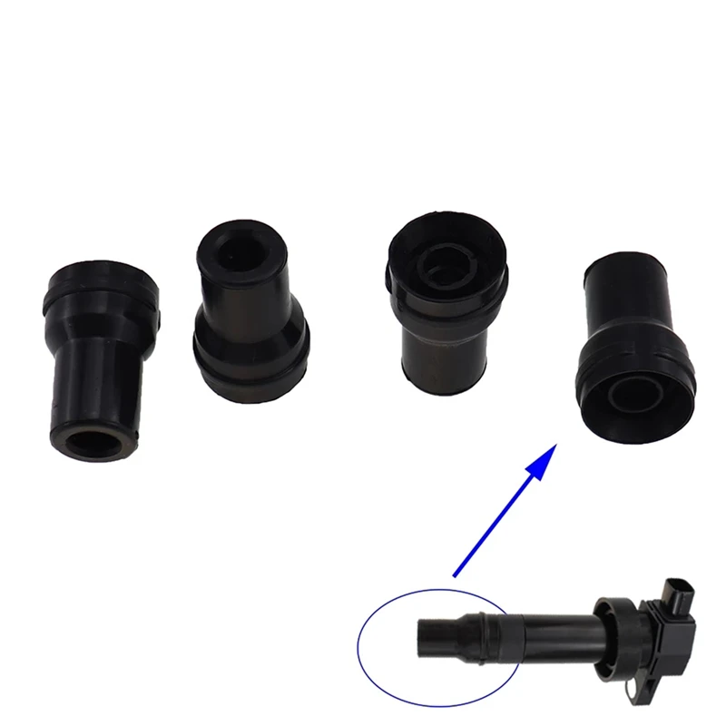 27301-2B010 4Pcs/Set Spark Plug Cap Connector Ignition Coil Rubber for Kia Soul for Hyundai Accent Avante Kia Rio