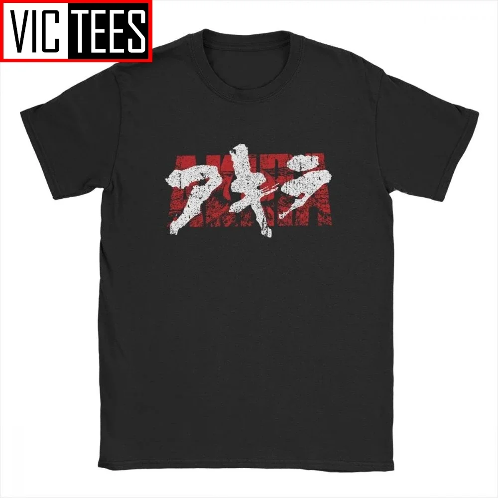 

Akira Kanji T-Shirt Men Manga Kaneda Vaporwave Japanese Neo Tokyo Anime Vintage Cotton Tshirt 3D Print