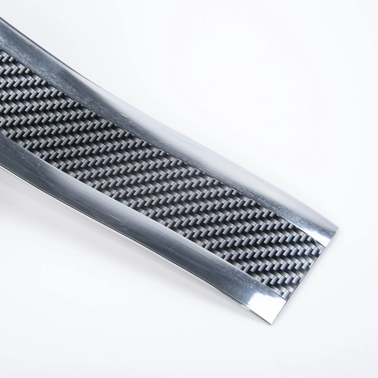 Parts Carbon Fiber Skirt Protector Guard Car 5CM*1M Anti-collision Strip Anti-scratch Pattern Silver Side Practical