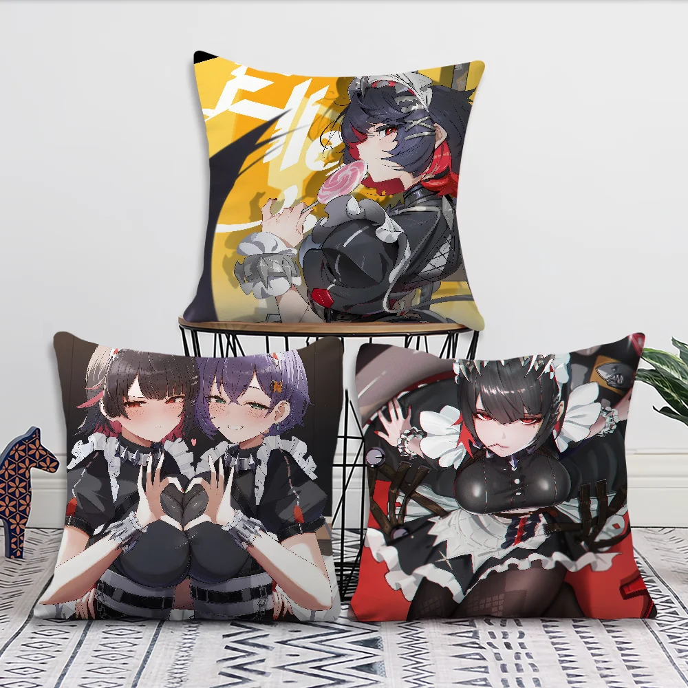 Ellen Joe Comfortable Soft Fanart Pillow Case for ZZZ Sofa Living Room Home Office Uniform Decor Protective Covers