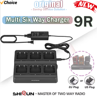 9R Six Way Charger Baofeng UV-9R Pro Multi Rapid Charger UV-68 Pro Max V2 Multi Battery Charger UV-98 Pro UV-S22 Walkie Talkies