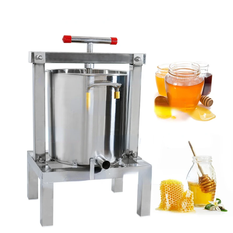 Stainless Steel Honey Pressing Household Solid Honey Presser Bee Wax Beekeeping Equipment Honey Press Machine