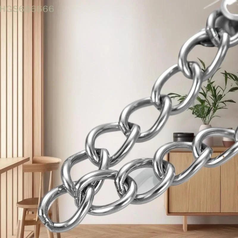 

Stainless Steel Anti-Theft Door Chain Lock Inner Latch Buckle Home Security Bolts Sliding Fastener Hardware