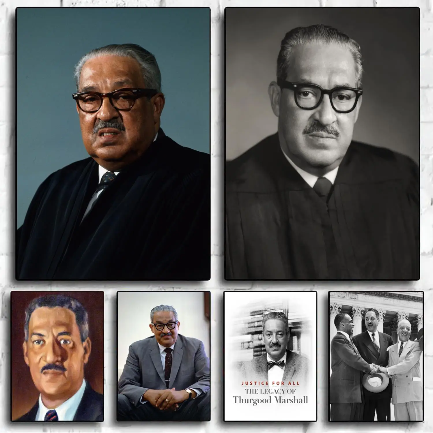 thurgood marshall Poster Decorative Painting Canvas Poster Wall Art Living Room Posters Bedroom Painting