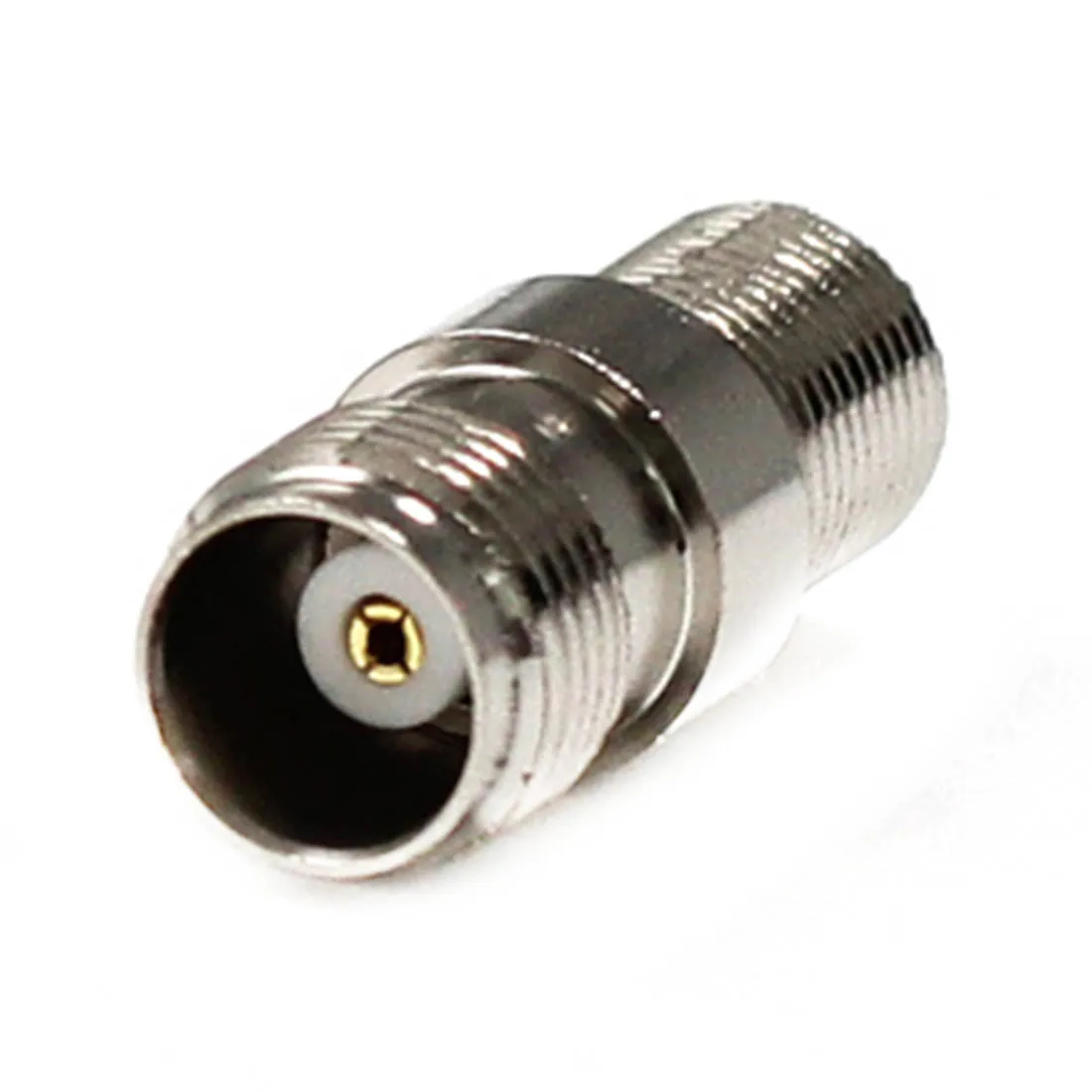 1pc New TNC Female Jack  to F Female Jack RF Coax Adapter Convertor Connector Straight Nickelplated  Wholesale