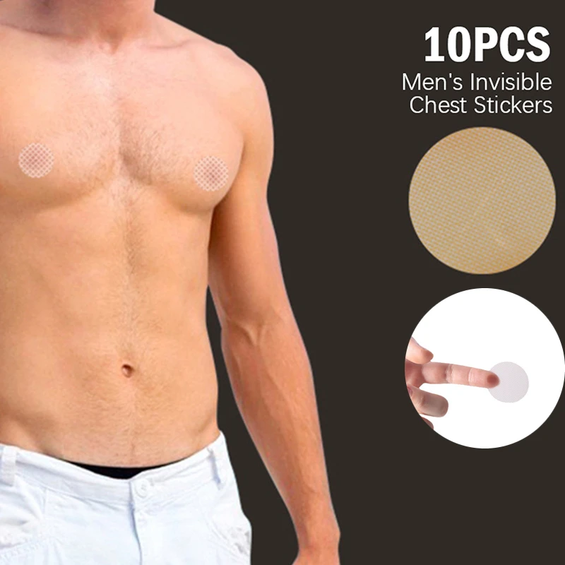 

Men Nipple Cover Adhesive Stickers Bra Pad Breast Women Invisible Breast Lift Bra Running Protect The Nipples Chest Stickers