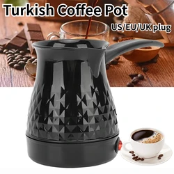 600W Mini Turkish Coffee Pot One-person Espresso Kettle 0.5L Electric Pour Over Kettle Warm Milk Tea Moka Coffee Pot PP Plastic