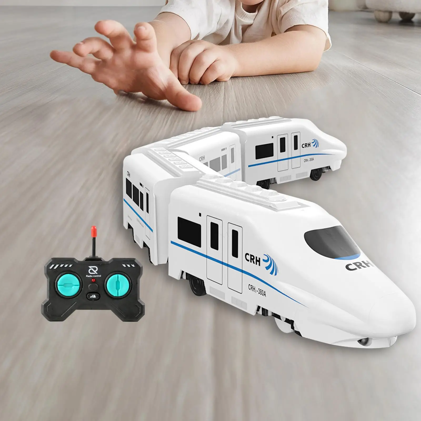 RC High Speed Rail Train Toy Children Educational Toy for Holiday Gifts