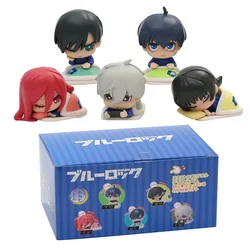 BLOCCO BLU Isagi Yoichi Bachira Meguru Chigiri Hyoma Nagi Seishiro Rin Itoshi Giocattoli carini Figura Modello Bambole 5 pz/set