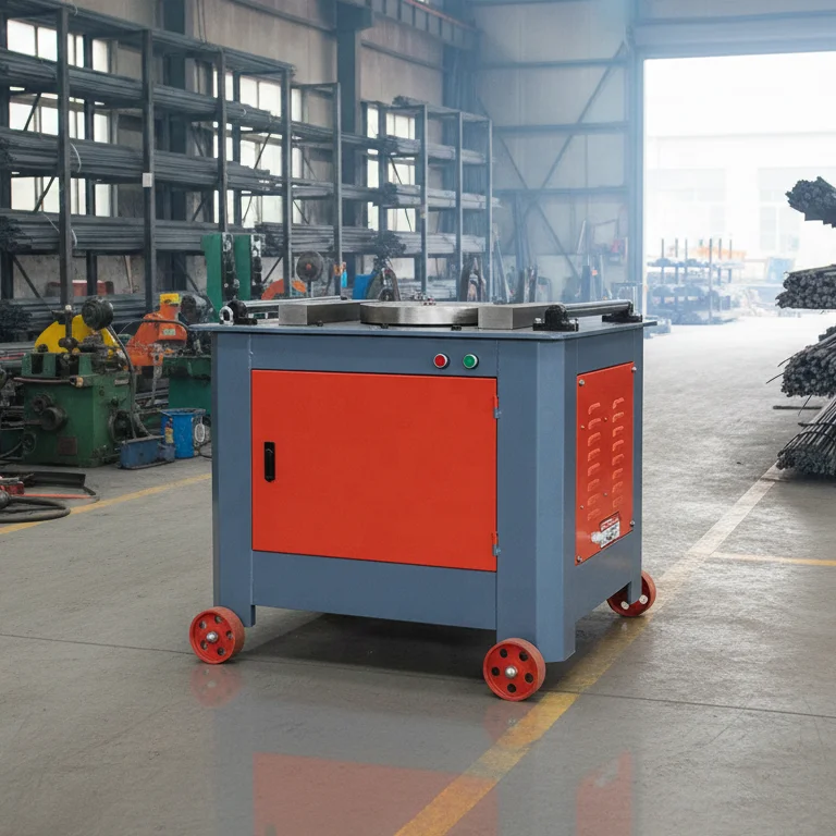 

Станок для гибки арматуры с ЧПУ GW45A, обработка стали 6-32 мм, гибка и формовка круглой и резьбовой стали, оборудование.