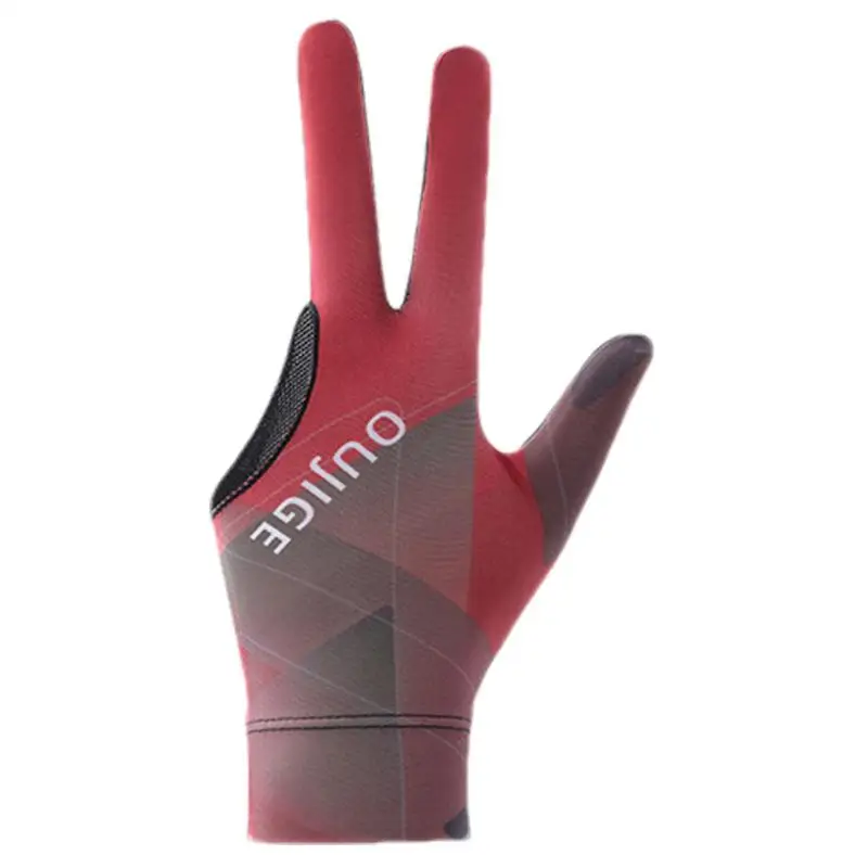 Pool Workout Finger Gloves Non-Slip Pool & Billiards Gloves Unisex Billiards Accessories Cue Action Gloves For Amateur Or