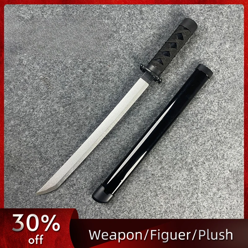 55cm/21.65in Bamboo Short Sword Model Props Katana Cosplay Samurai With Sheath Party Supplies Ornaments Collectible Boy Toy Gift