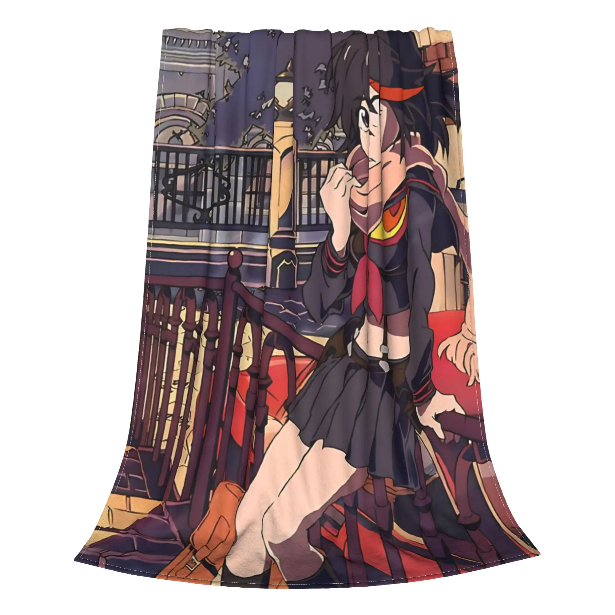 1PC grunge school  Kill la Kill Home Room Decorations Winter Blankets For Adults Bedding Home Interior Sofa Knee