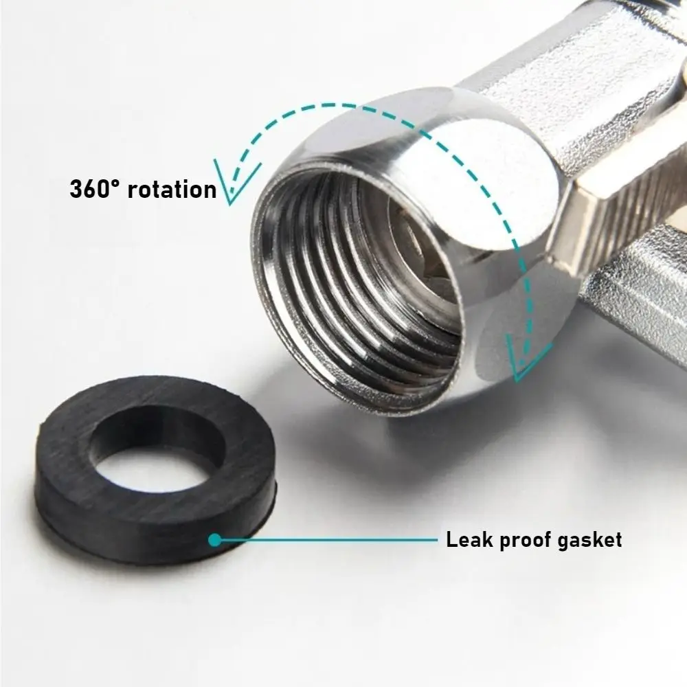 Brass Quick Insert Three Way Valve Alloy Stainless Steel Water Purifier Tee Connector Replacement Part Leak Resistant