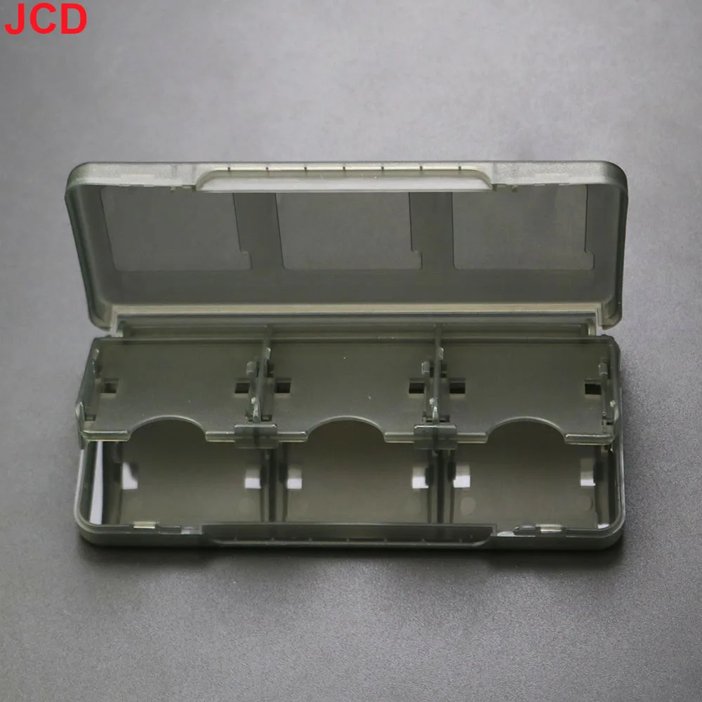 JCD  6 In1 Black/White Game Card Case Box For DS Lite NDSL NDSi XL LL For 3DS NEW 3DS LL XL Portable Cartridge Box view 2
