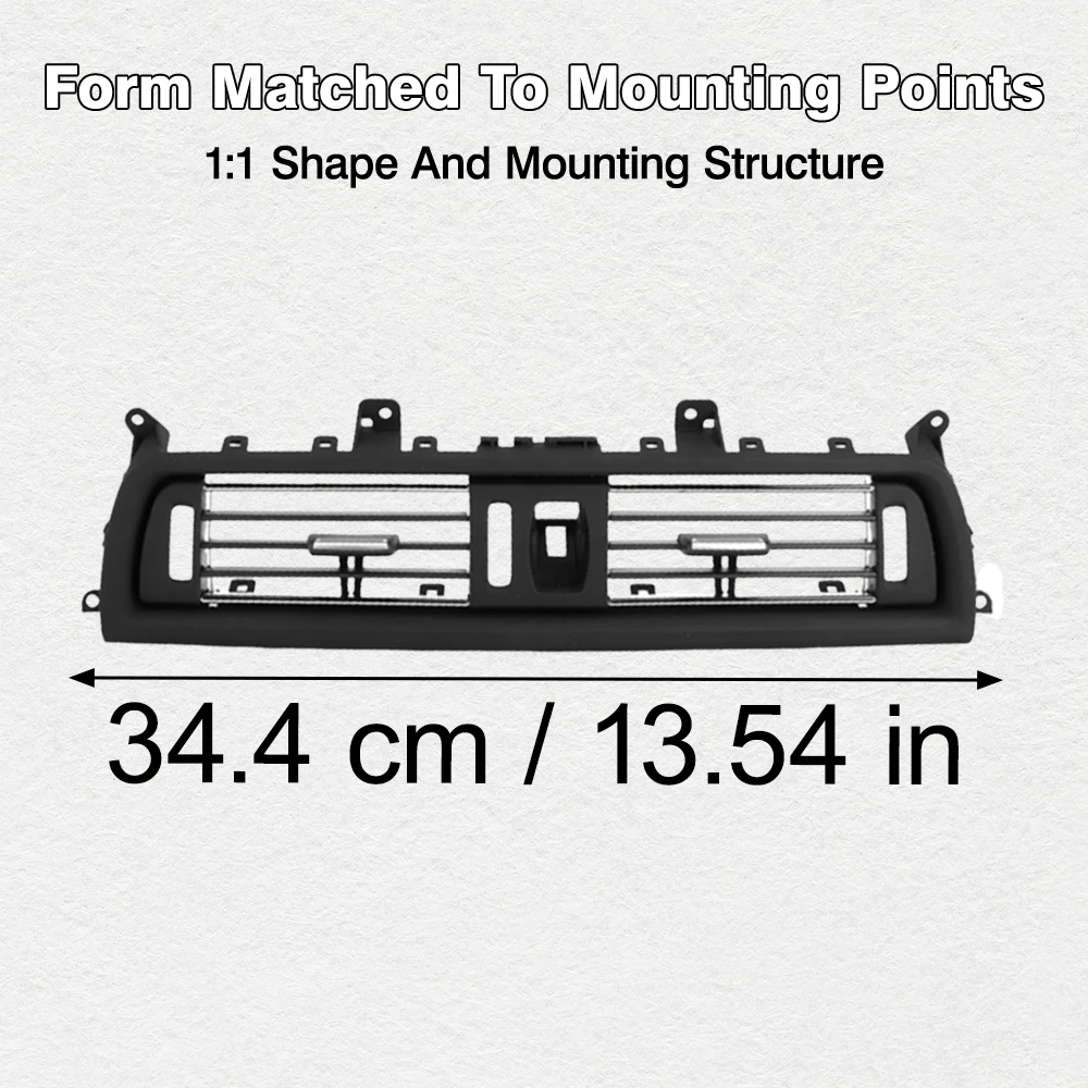 Car Front Central Air Conditioner AC Vent Outlet Grille Panel 64229166885 For BMW 5 Series F10 F11 520i 523i 528i 535i