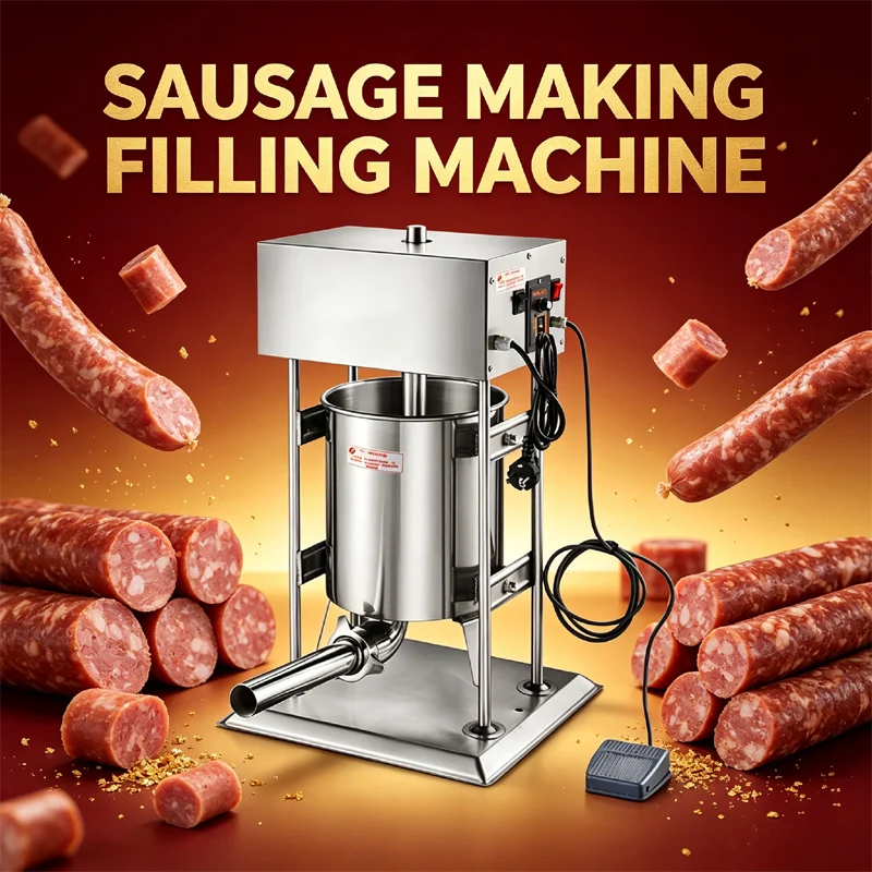 Multifunctional Sausage Filling Machine Electric Commercial Large Capacity Multiple Options Sausage Ham Processing Machine