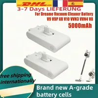 5000mAh Lithium Battery for Dreame V8 V9 V10 V9P XR VVN3 VVN4 Handheld Cordless Vacuum Cleaner Parts Replacement Battery