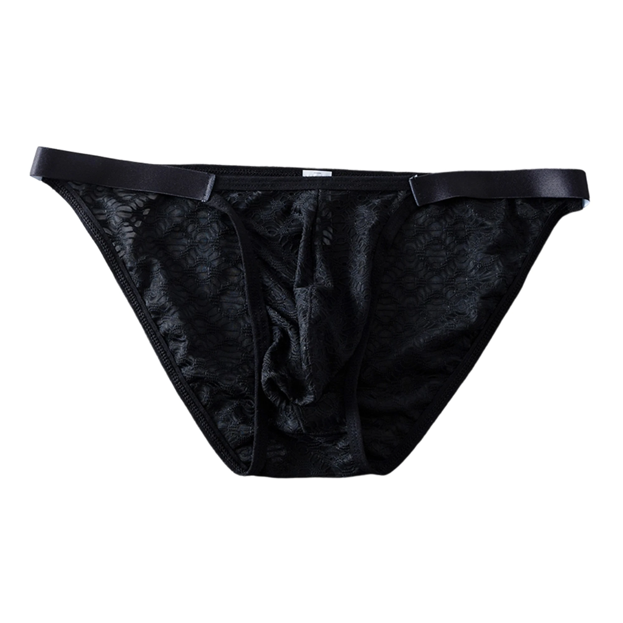 New Men's Lace Underwear Sexy Perspective Gay Triangle Underpants 3PCS/5PCS Men's Briefs Set Breathable Comfortable Underwear