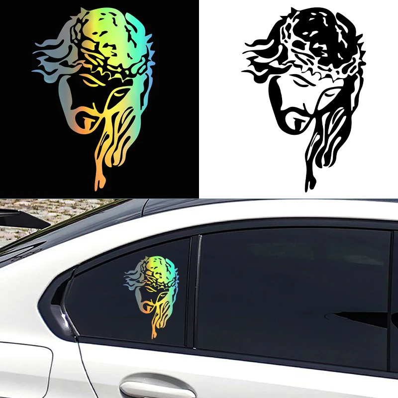 G192 Jesus Christ God graphic exterior decoration cover scratch car, motorcycle waterproof sticker, PVC accessories