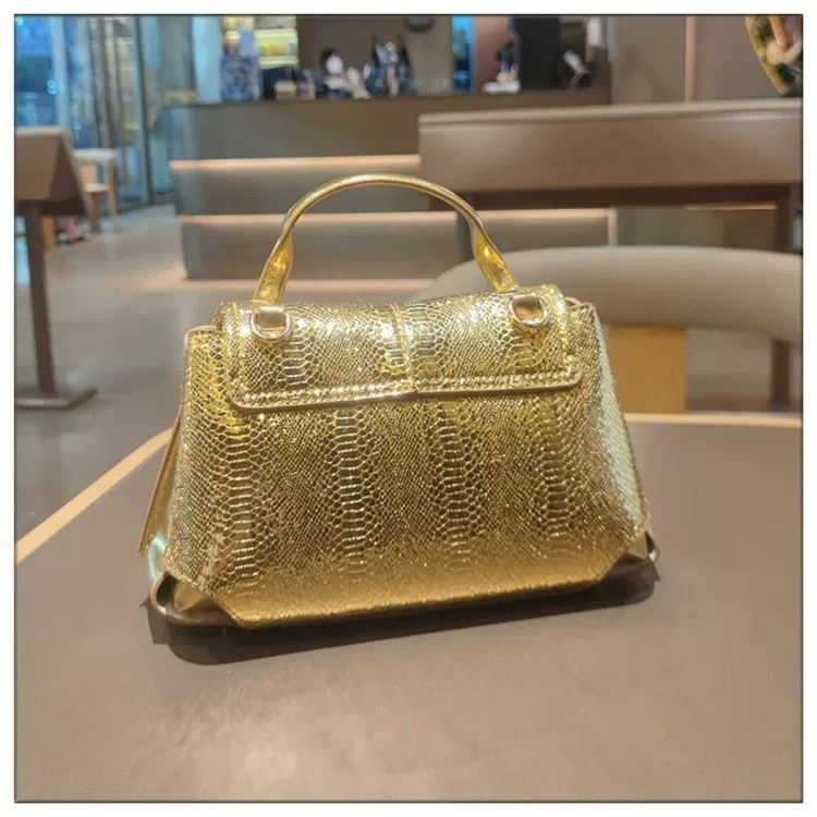 Luxury Brand Genuine Leather Handbag, Women's Fashion Diamond-encrusted Single-shoulder Crossbody Bags for Women
