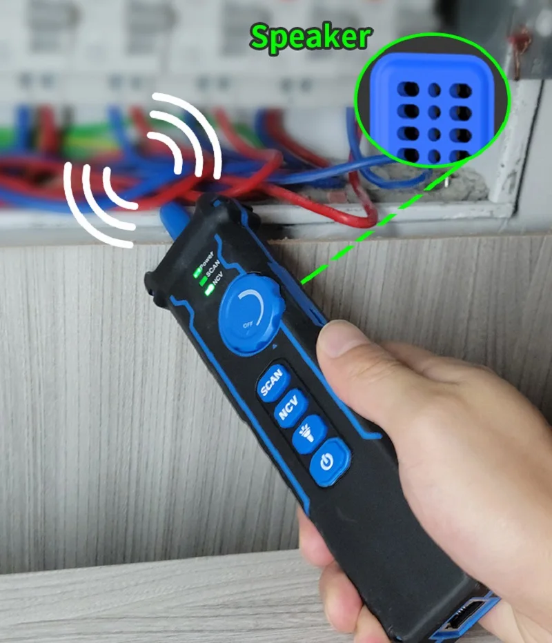 NOYAFA NF-8508 شبكة كابل تستر LCD الرقمية القابلة لإعادة الشحن شبكة خط مكتشف سلك المقتفي PoE مدقق سلك بصرية متر