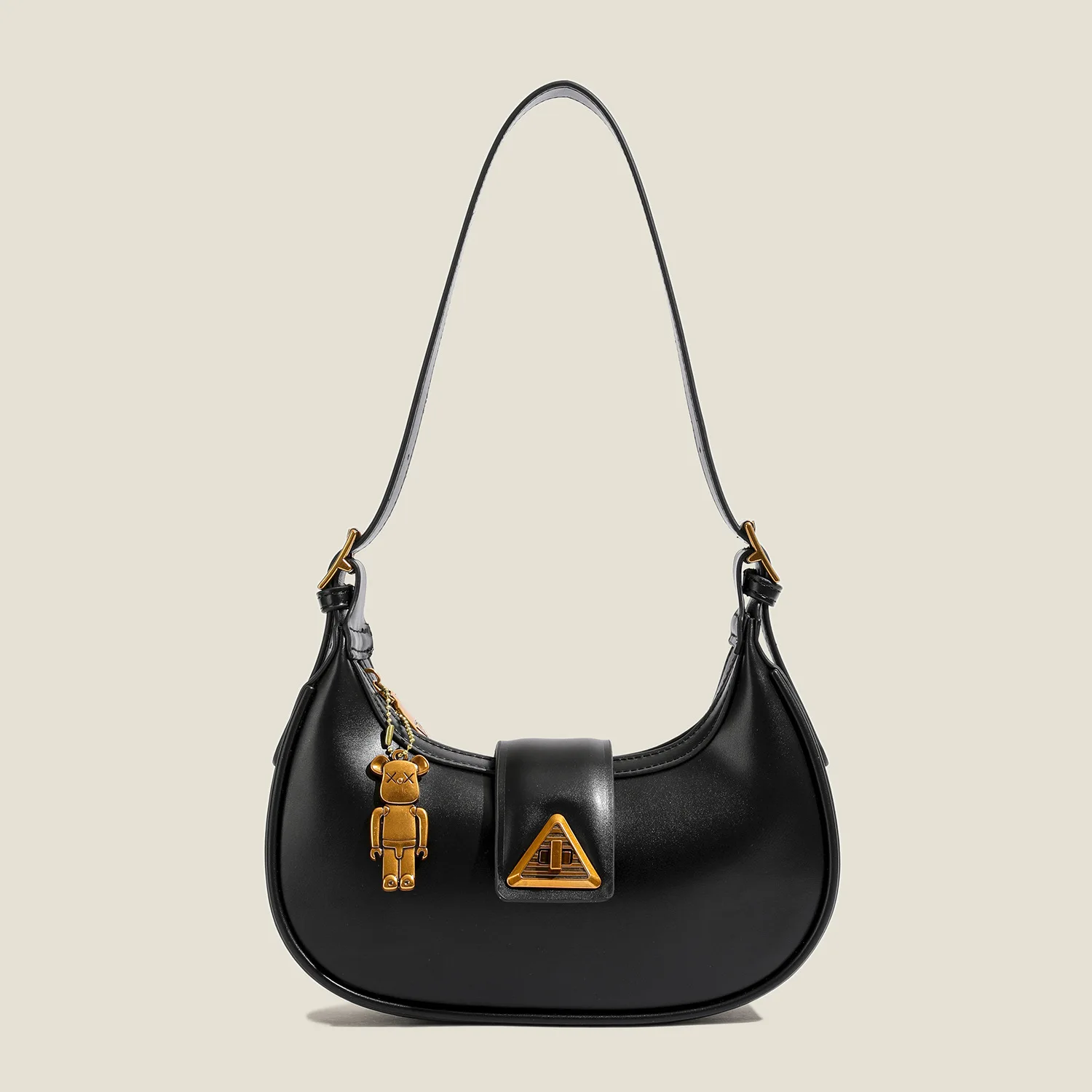

Trendy Moon-Shaped Shoulder Bag - Versatile Women's Crossbody with Adjustable Strap, Spacious & Elegant for Work or Weekend