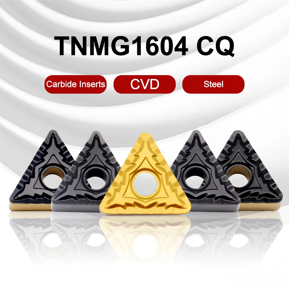 TNMG160404 TNMG160408 TNMG160412 CQ Carbide Inserts CNC Lathe Cutter Tools Turning Tool Blade Lathe Full Spec For Steel
