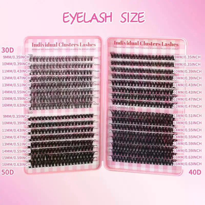 640개 30D+40D+50D 클러스터 속눈썹 연장 키 - Eyelash Extension Cat Eye 리뷰 및 가격