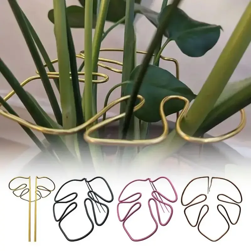 Monstera Support Pole Sturdy Monstera Shape Support Pile Easy Installation Decorative Plant Stand  Bamboo shaped plant holder