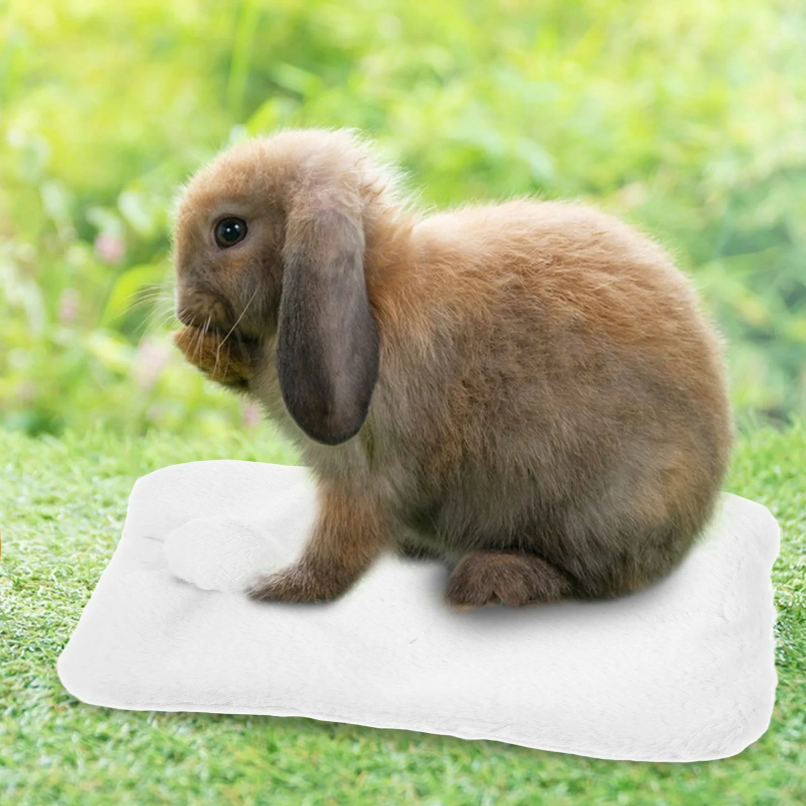 

Rabbit Nest Pad Warm Small Animal Bed Mat Anti Slip Washable For Guinea Pig Hamster Chinchilla Bunny Cage Floor Liner