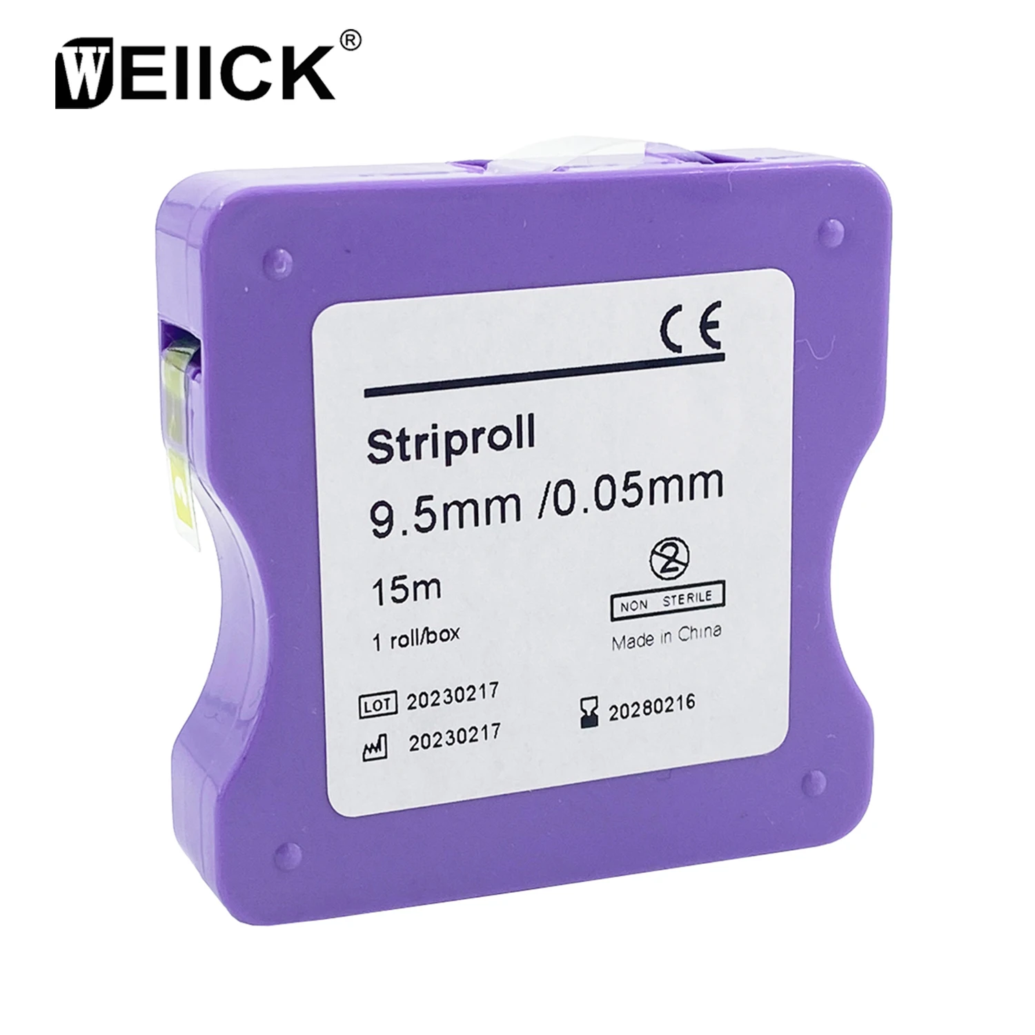 WellCK Dental Striproll Light Cured Resin Molding Sheet Clear Matrix Bands Length 15m Thickness 0.05mm Dentistry Consumables