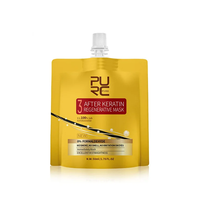 50ml PURC's New Brazilian Baked Oil Hydrating Moisturizing Steam-free Inverted Film Repairing Hair Mask No. 3 Agent FreeShipping