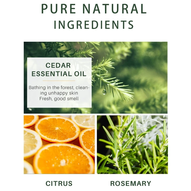 ผู้ชายสบู่บาร์ Cedar Citrus ผู้ชายสบู่ธรรมชาติกลิ่น Clear Skin Face Cleanser Dropshipping