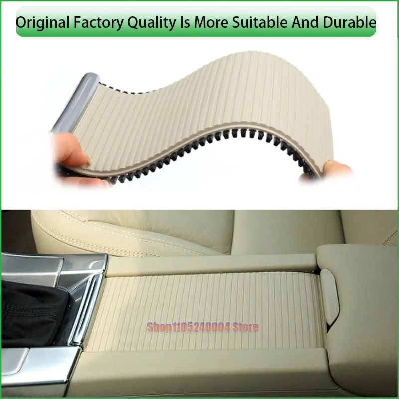 For Volvo S60 V60 XC60 Models Center Console Armrest Cup Holder with Rolling Shutter Cover Plate Complete Set Part 39868873