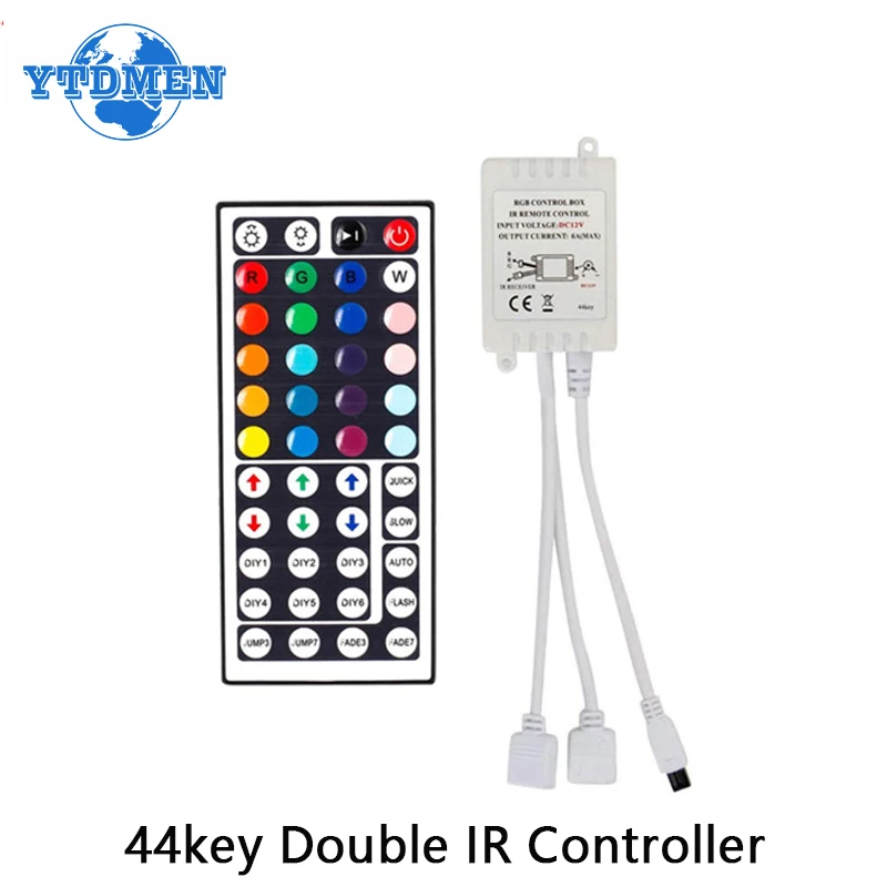 

IR Remote Control 44key 12V LED RGB Controller USB Wireless LED Strip Dimmer Controller For 5630 2835 5050 Light Strip 4Pin