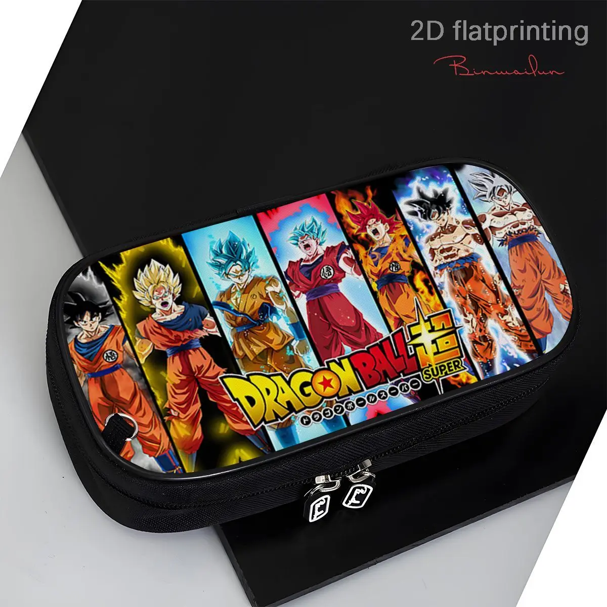 Dragon Ball Son Goku Cartoon Cute Student Pen Case Personality 2D Stationery Pencil Storage Box Animation Peripheral Wholesale view 6