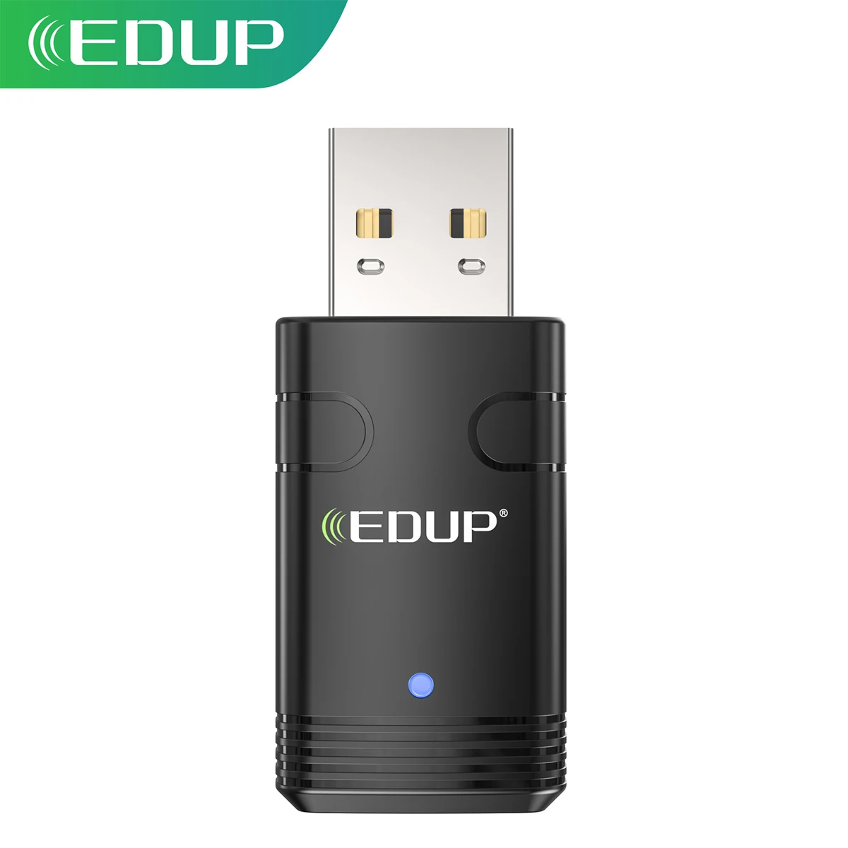 EDUP USB WIFI6 Adapter Draadloze Kaart Bluetooth 5.3 Compatibel met Windows 11/10 2.4G/5Ghz Mcc laptop desktop computer