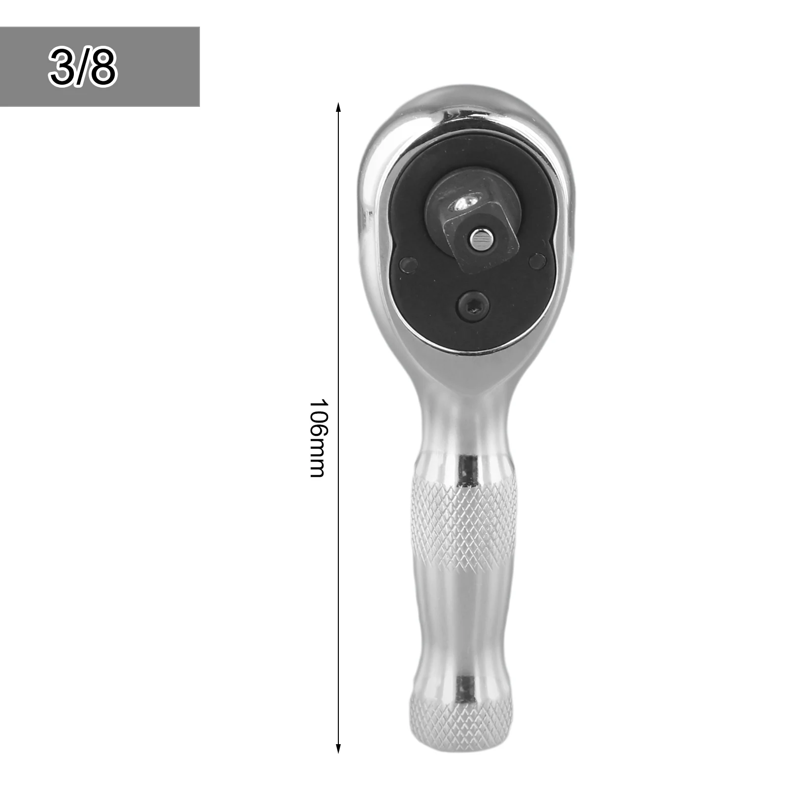 

Quick Socket Ratchet Wrench Spanner Short Handle Automobiles Disassembling Quick Release Reversible Head Design