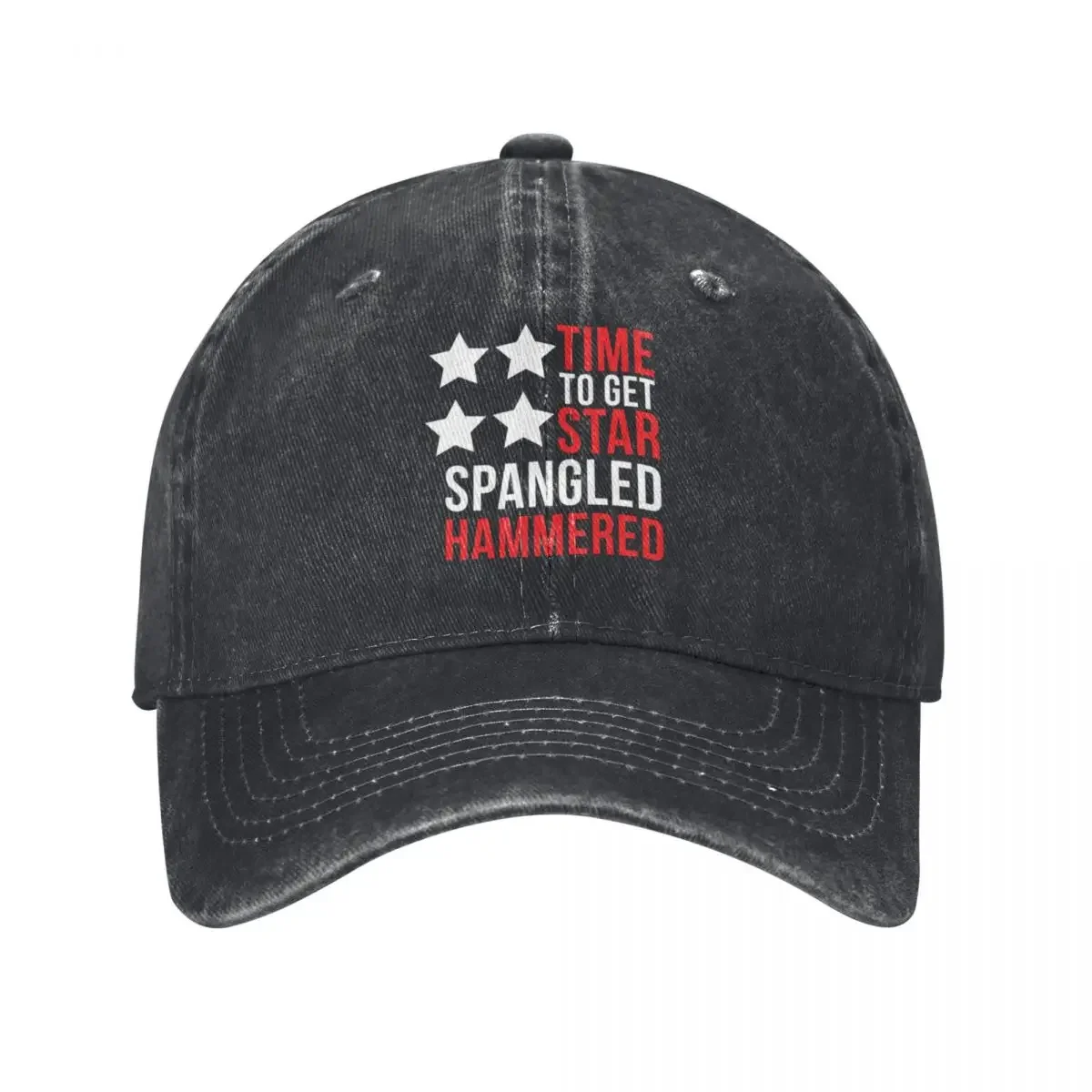 Time To Get Spangled Hammered Baseball Cap Cotton Hats Cowboy Caps Unisex