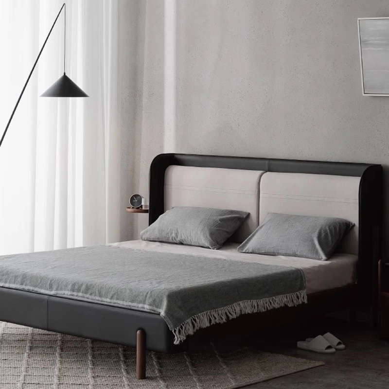 Headboards Modern Bed Safe Bedroom Castle Wooden Storage Sleeping Bed Double Design Letto Matrimoniale Lounge Suite Furniture